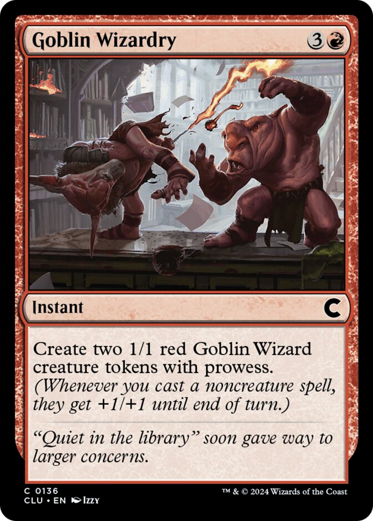 Goblin Wizardry [Ravnica: Clue Edition] | Devastation Store