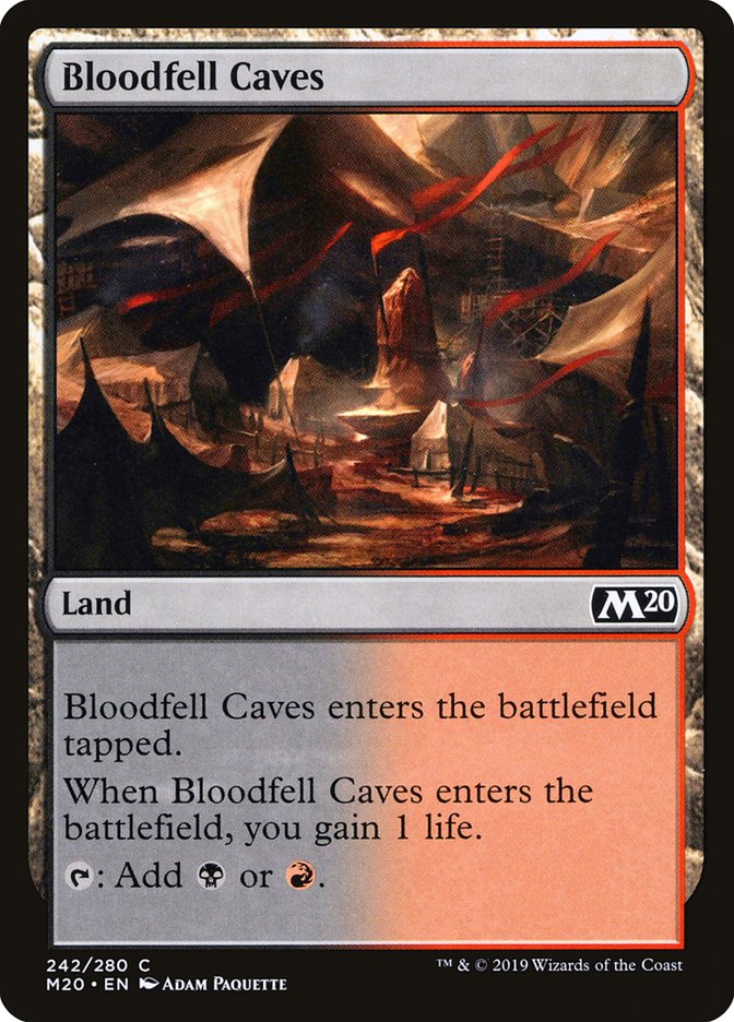 Bloodfell Caves [Core Set 2020] | Devastation Store