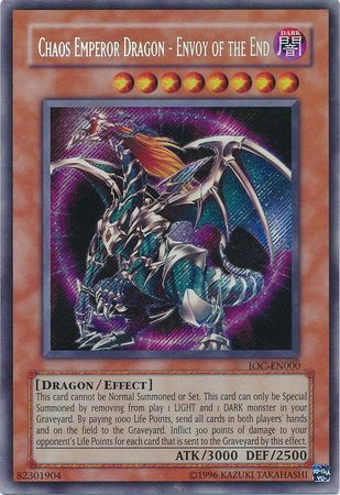 Chaos Emperor Dragon - Envoy of the End [IOC-EN000] Secret Rare | Devastation Store