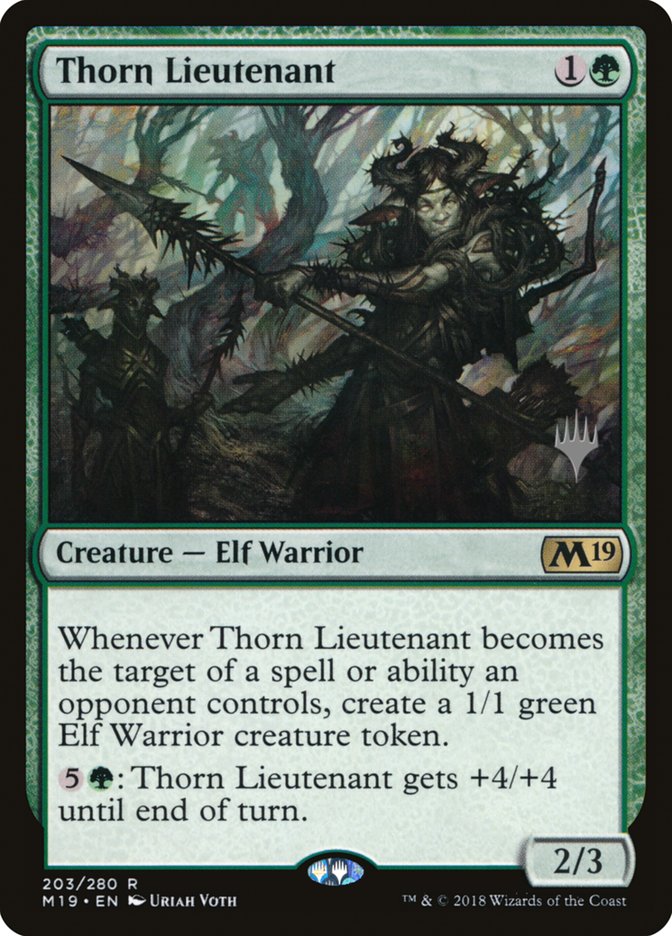 Thorn Lieutenant (Promo Pack) [Core Set 2019 Promos] | Devastation Store