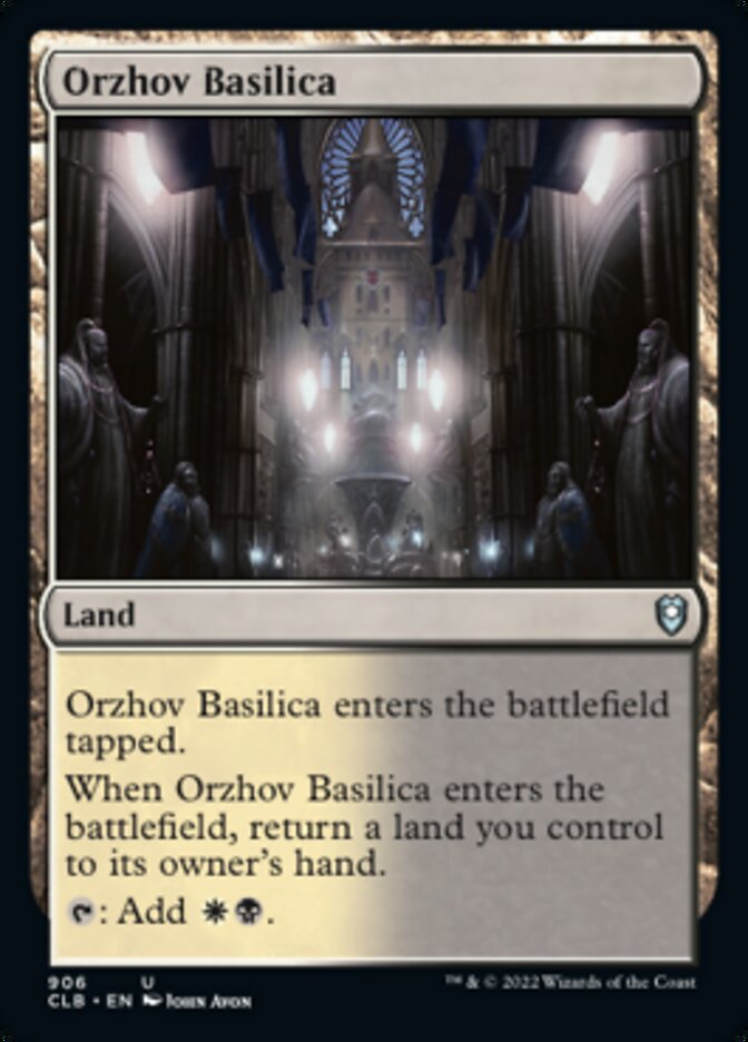 Orzhov Basilica [Commander Legends: Battle for Baldur's Gate] | Devastation Store