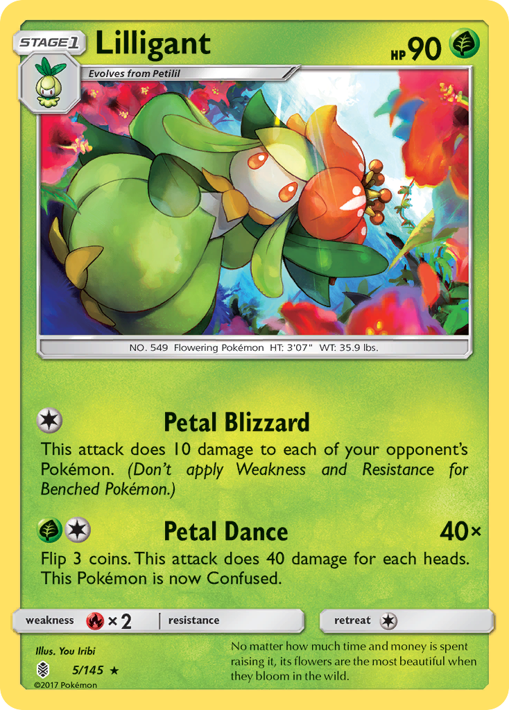 Lilligant (5/145) [Sun & Moon: Guardians Rising] | Devastation Store