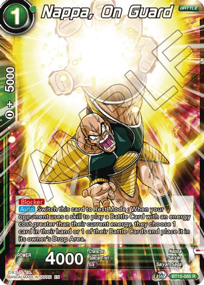 Nappa, on Guard [BT15-085] | Devastation Store