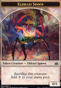 Eldrazi Spawn (004) // Eldrazi Double-sided Token [Planechase Anthology Tokens] | Devastation Store