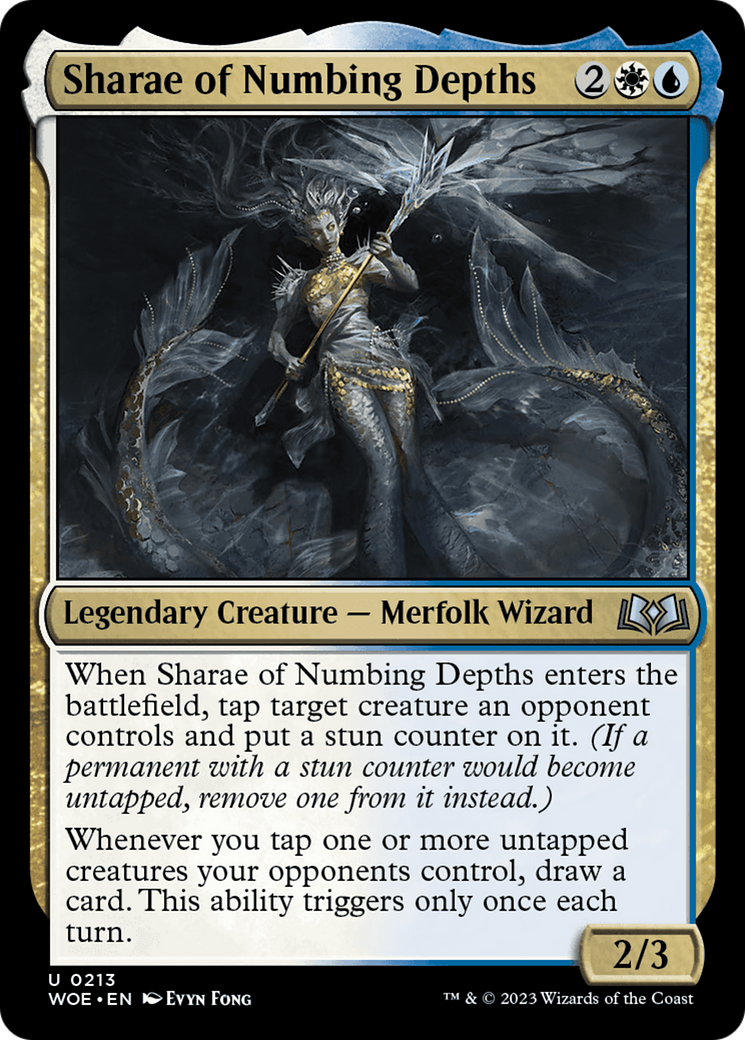 Sharae of Numbing Depths [Wilds of Eldraine] | Devastation Store