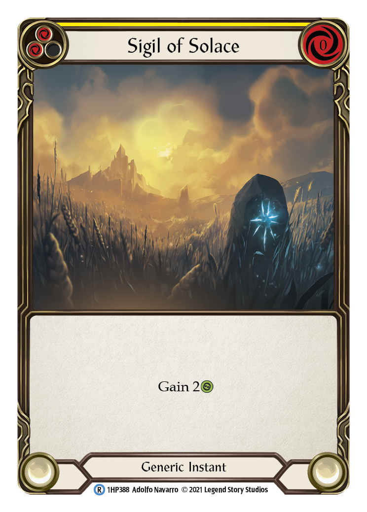 Sigil of Solace (Yellow) [1HP388] | Devastation Store