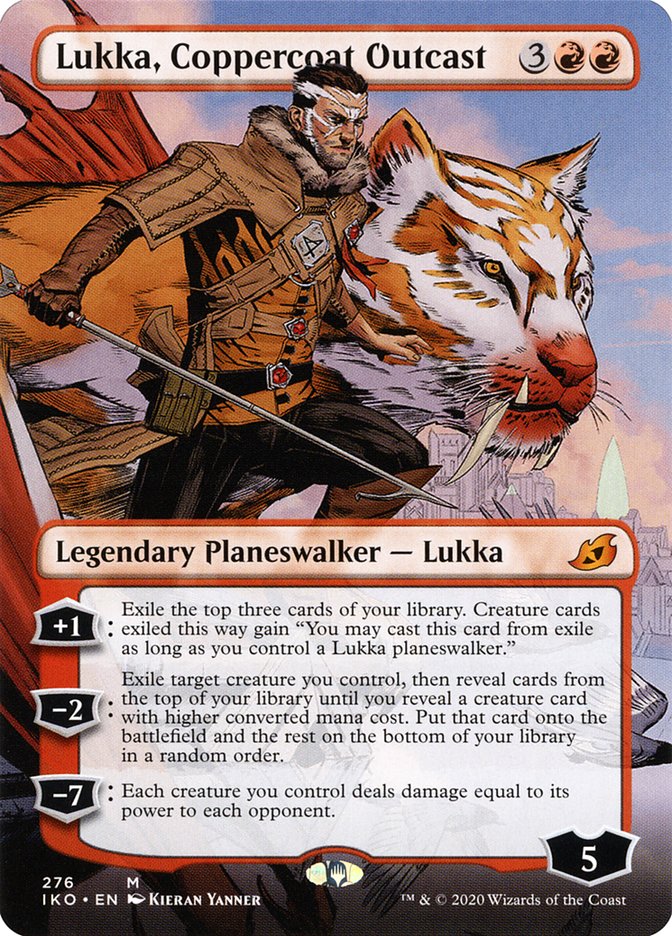 Lukka, Coppercoat Outcast (Borderless) [Ikoria: Lair of Behemoths] | Devastation Store