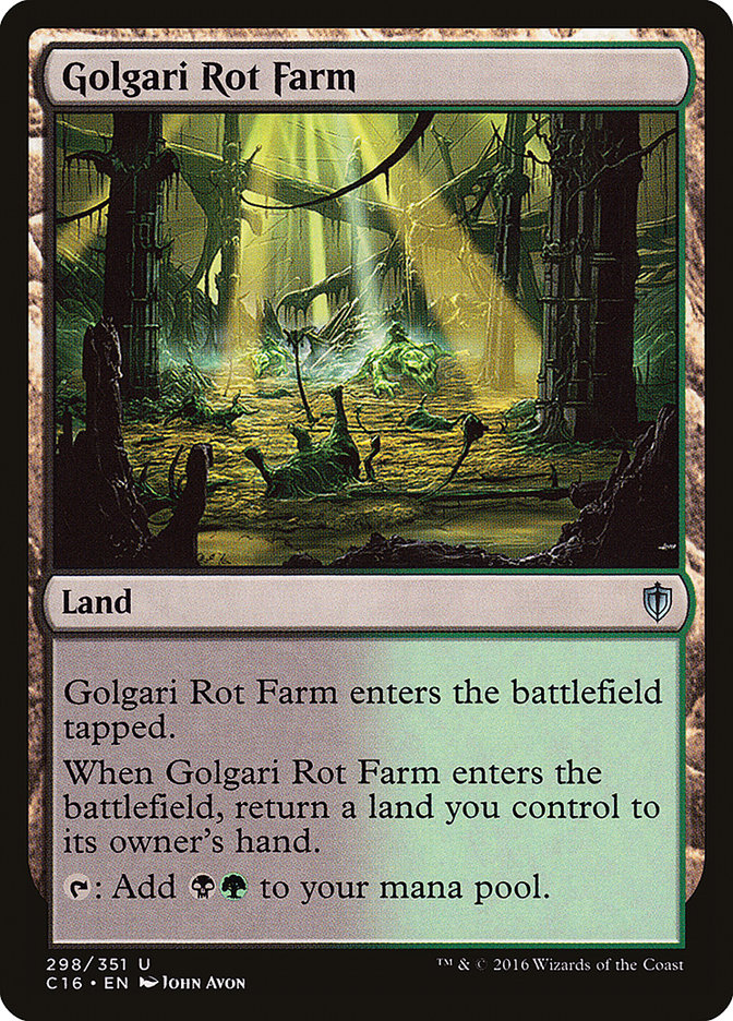 Golgari Rot Farm [Commander 2016] - Devastation Store | Devastation Store