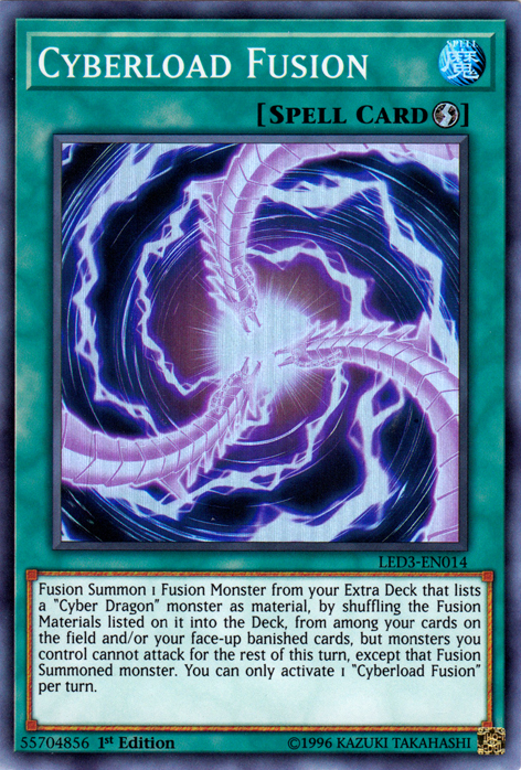 Cyberload Fusion [LED3-EN014] Super Rare | Devastation Store