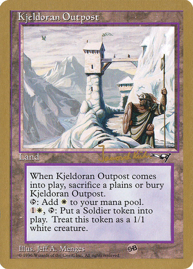 Kjeldoran Outpost (Janosch Kuhn) [World Championship Decks 1997] | Devastation Store