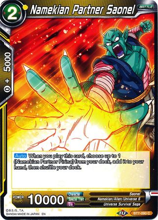 Namekian Partner Saonel [BT7-090] | Devastation Store