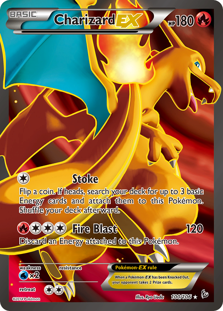 Charizard EX (100/106) [XY: Flashfire] | Devastation Store