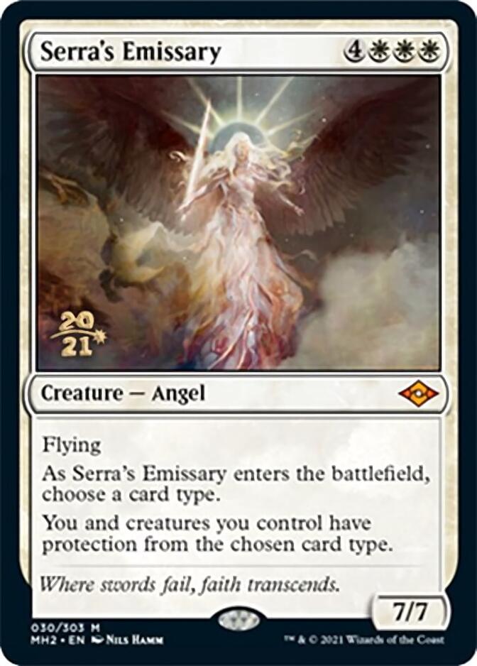 Serra's Emissary [Modern Horizons 2 Prerelease Promos] | Devastation Store