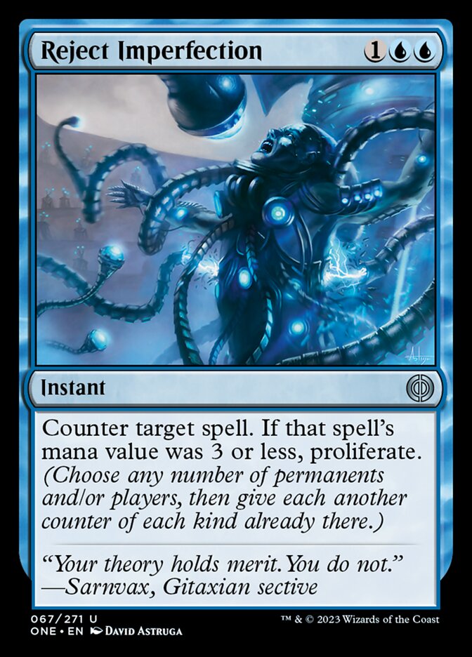 Reject Imperfection [Phyrexia: All Will Be One] | Devastation Store