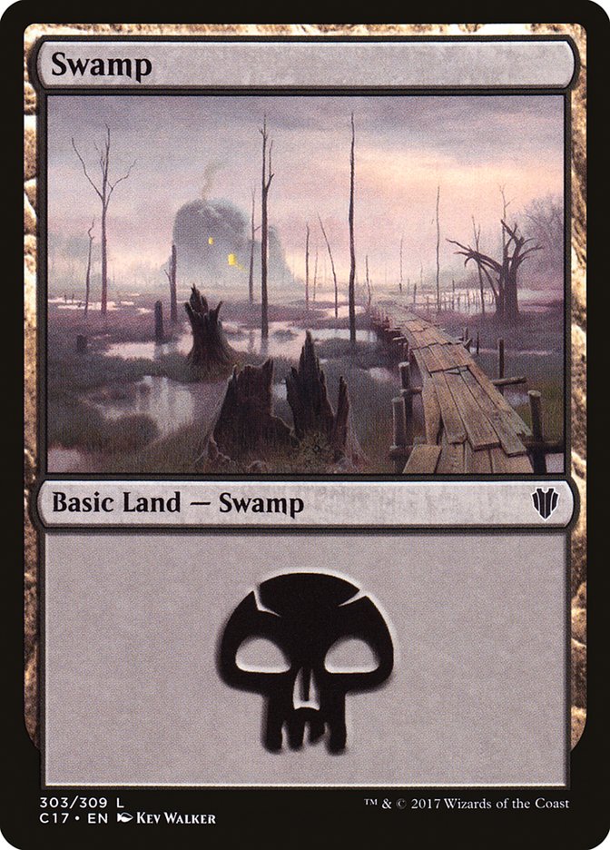 Swamp (303) [Commander 2017] | Devastation Store