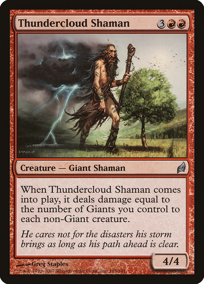 Thundercloud Shaman [Lorwyn] - Devastation Store | Devastation Store