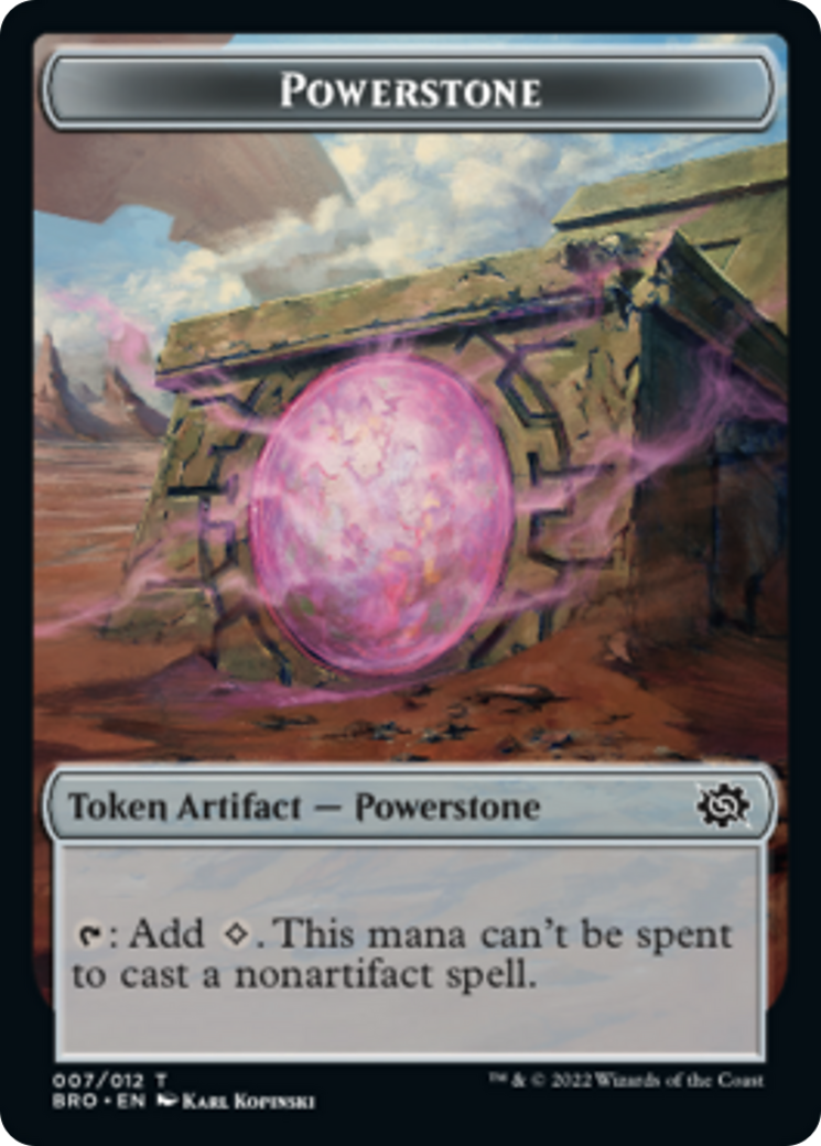 Powerstone Token [The Brothers' War Tokens] | Devastation Store