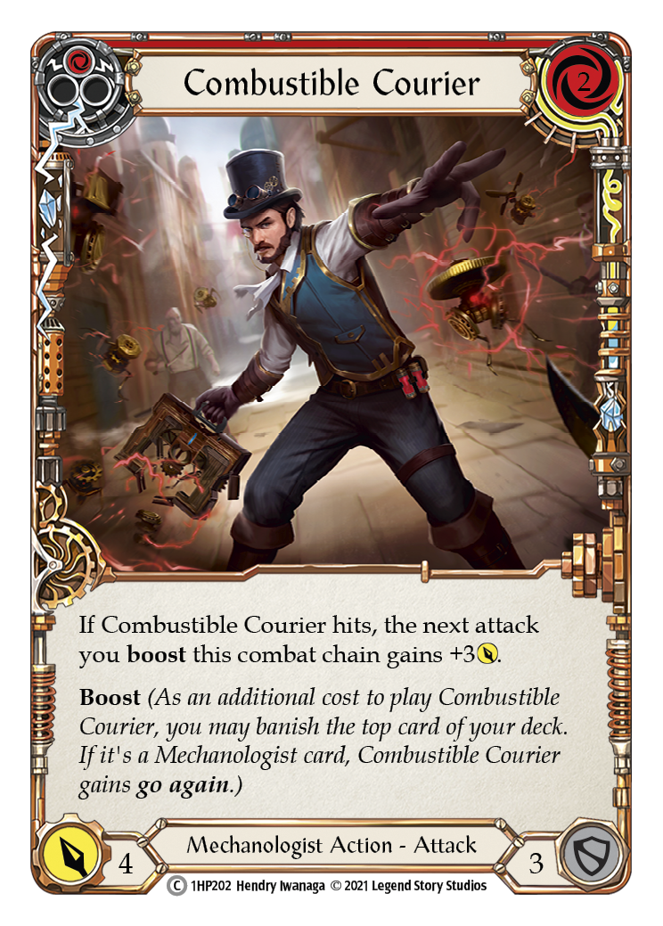 Combustible Courier (Red) [1HP202] | Devastation Store