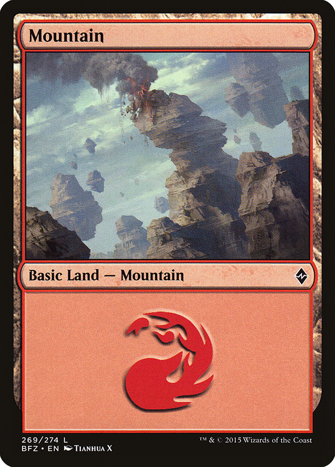 Mountain (269a) [Battle for Zendikar] - Devastation Store | Devastation Store