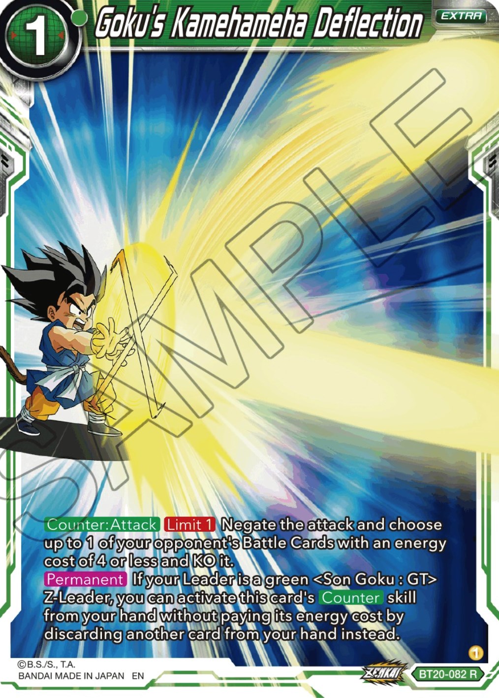 Goku's Kamehameha Deflection (BT20-082) [Power Absorbed] | Devastation Store