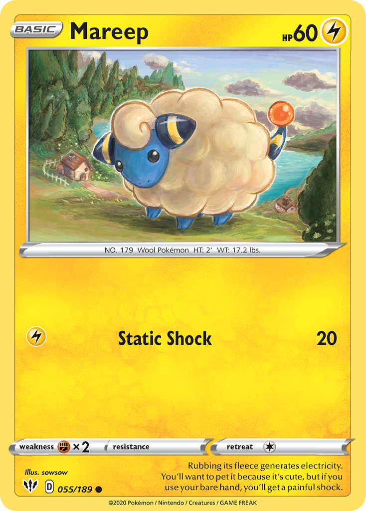 Mareep (055/189) [Sword & Shield: Darkness Ablaze] | Devastation Store