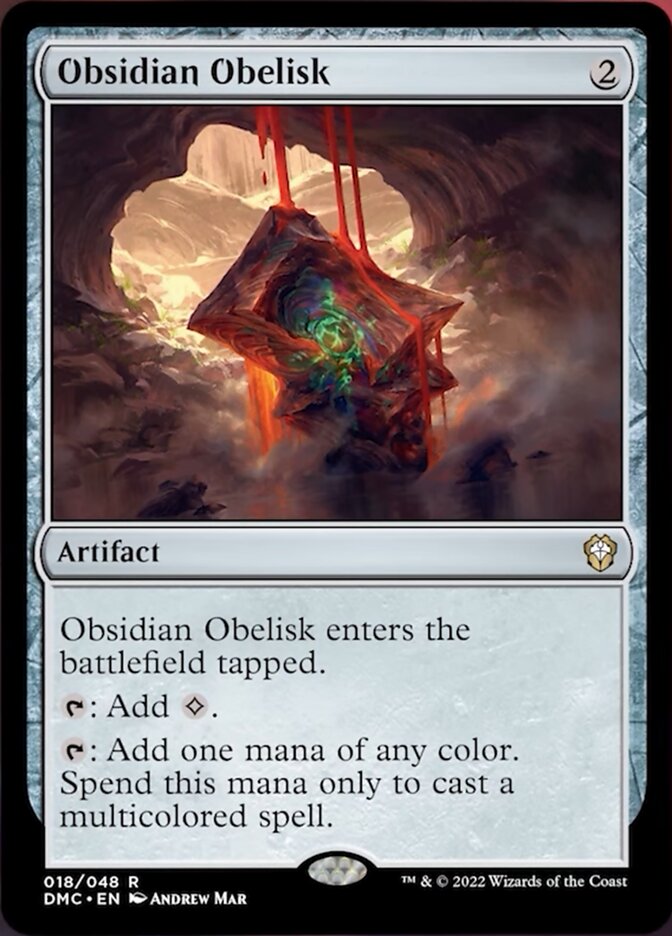 Obsidian Obelisk [Dominaria United Commander] | Devastation Store