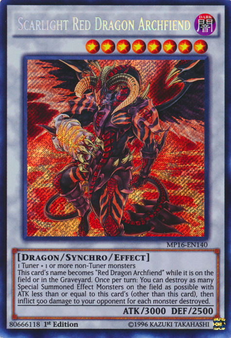 Scarlight Red Dragon Archfiend [MP16-EN140] Secret Rare | Devastation Store