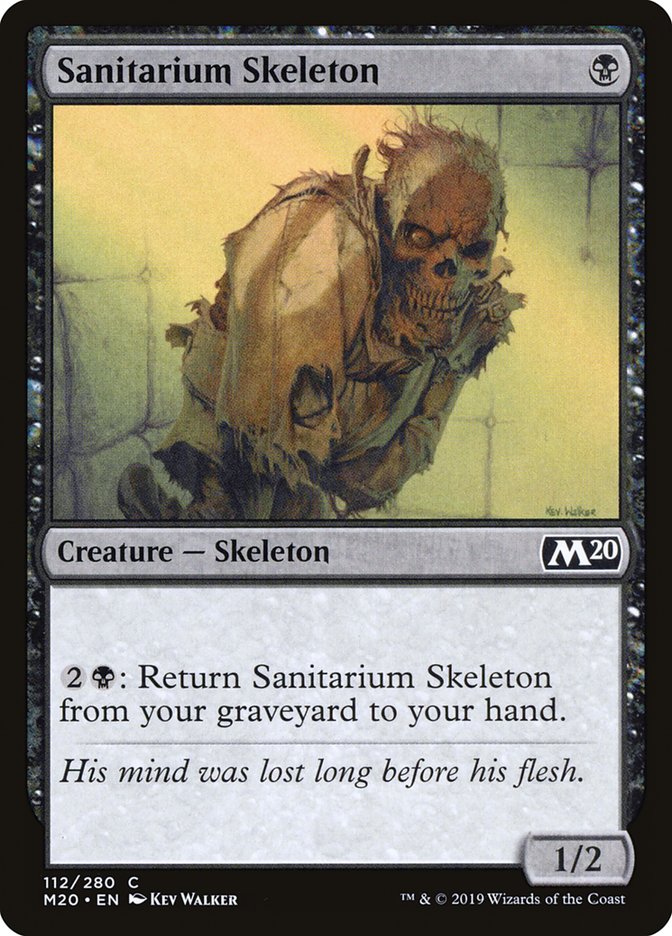 Sanitarium Skeleton [Core Set 2020] | Devastation Store