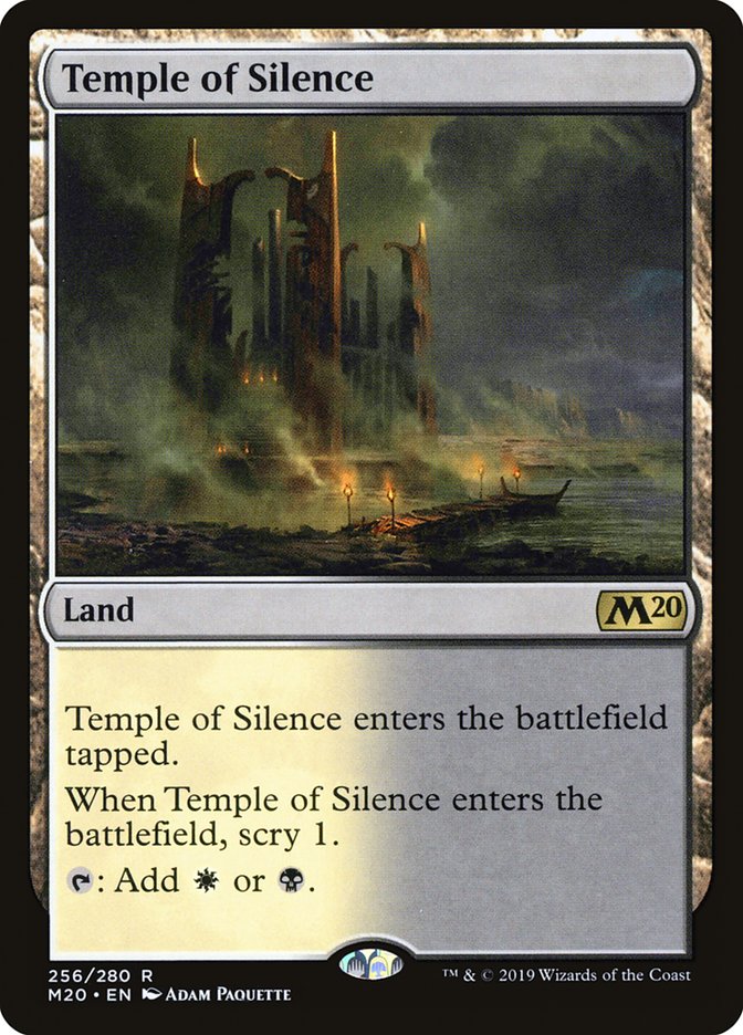 Temple of Silence [Core Set 2020] | Devastation Store