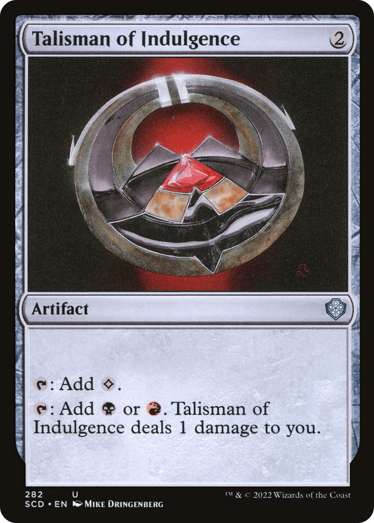 Talisman of Indulgence [Starter Commander Decks] | Devastation Store