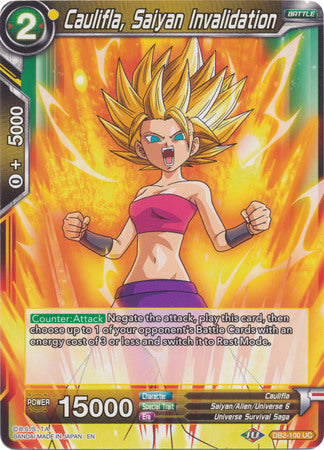 Caulifla, Saiyan Invalidation [DB2-100] | Devastation Store