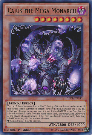 Caius the Mega Monarch [SECE-EN035] Ultra Rare | Devastation Store