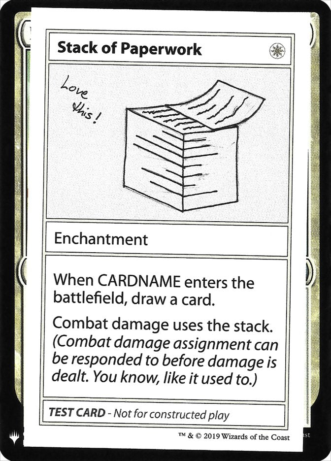 Stack of Paperwork [Mystery Booster Playtest Cards] | Devastation Store