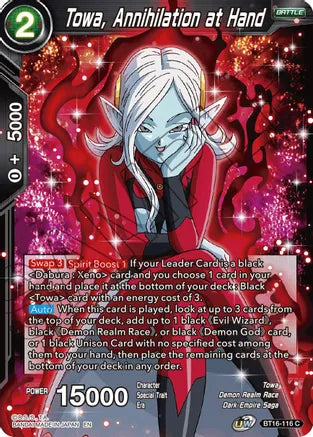 Towa, Annihilation at Hand [BT16-116] | Devastation Store