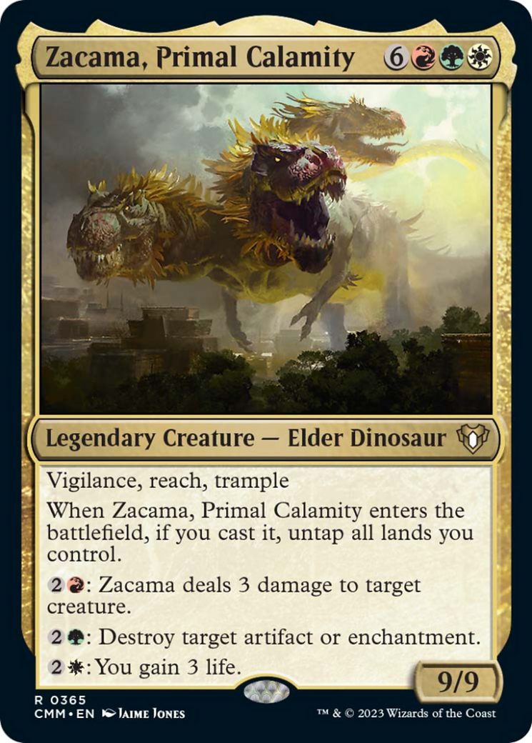 Zacama, Primal Calamity [Commander Masters] | Devastation Store