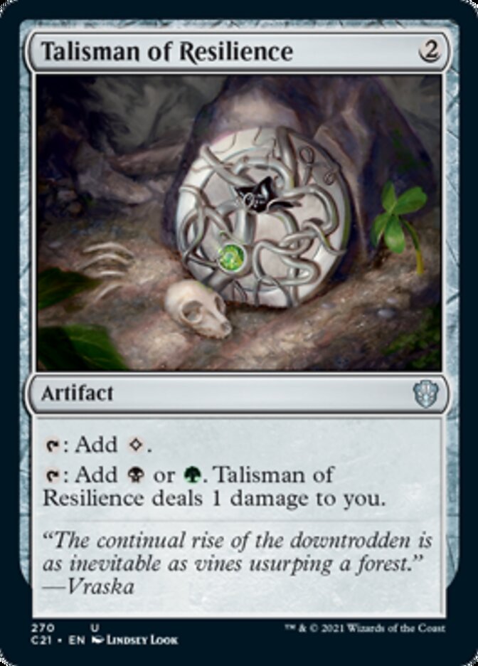 Talisman of Resilience [Commander 2021] | Devastation Store