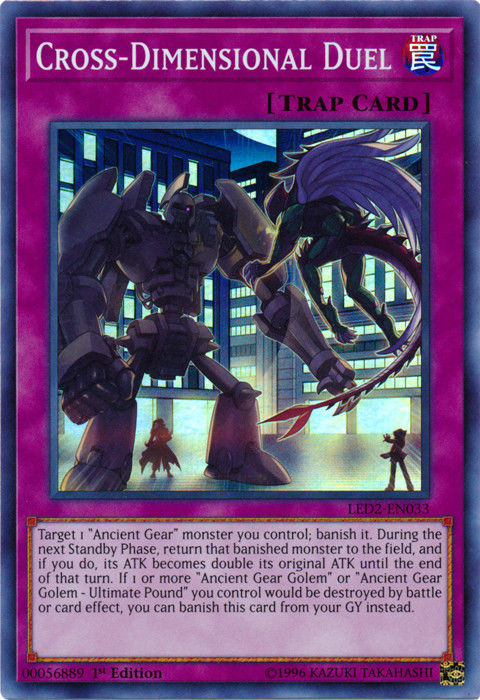 Cross-Dimensional Duel [LED2-EN033] Super Rare | Devastation Store