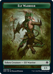 Soldier // Elf Warrior Double-sided Token [Game Night: Free-for-All] | Devastation Store