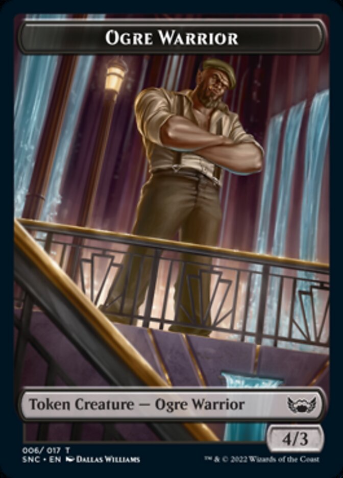 Ogre Warrior // Citizen Double-sided Token [Streets of New Capenna Tokens] | Devastation Store