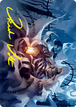 Cemetery Illuminator Art Card (Gold-Stamped Signature) [Innistrad: Crimson Vow Art Series] | Devastation Store