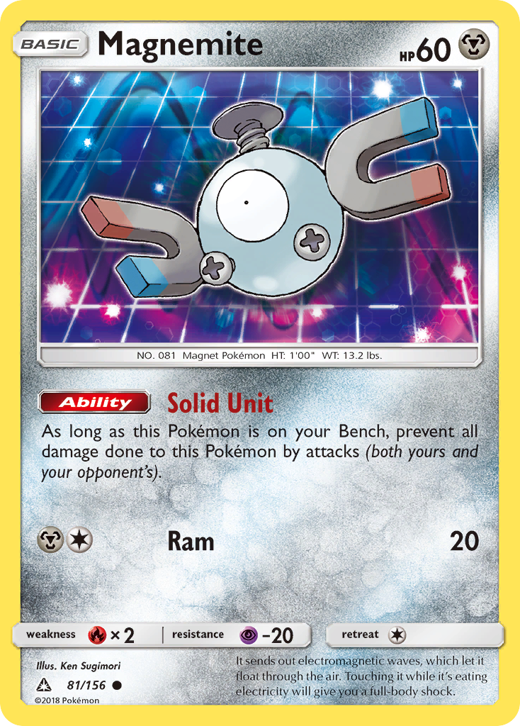 Magnemite (81/156) [Sun & Moon: Ultra Prism] | Devastation Store