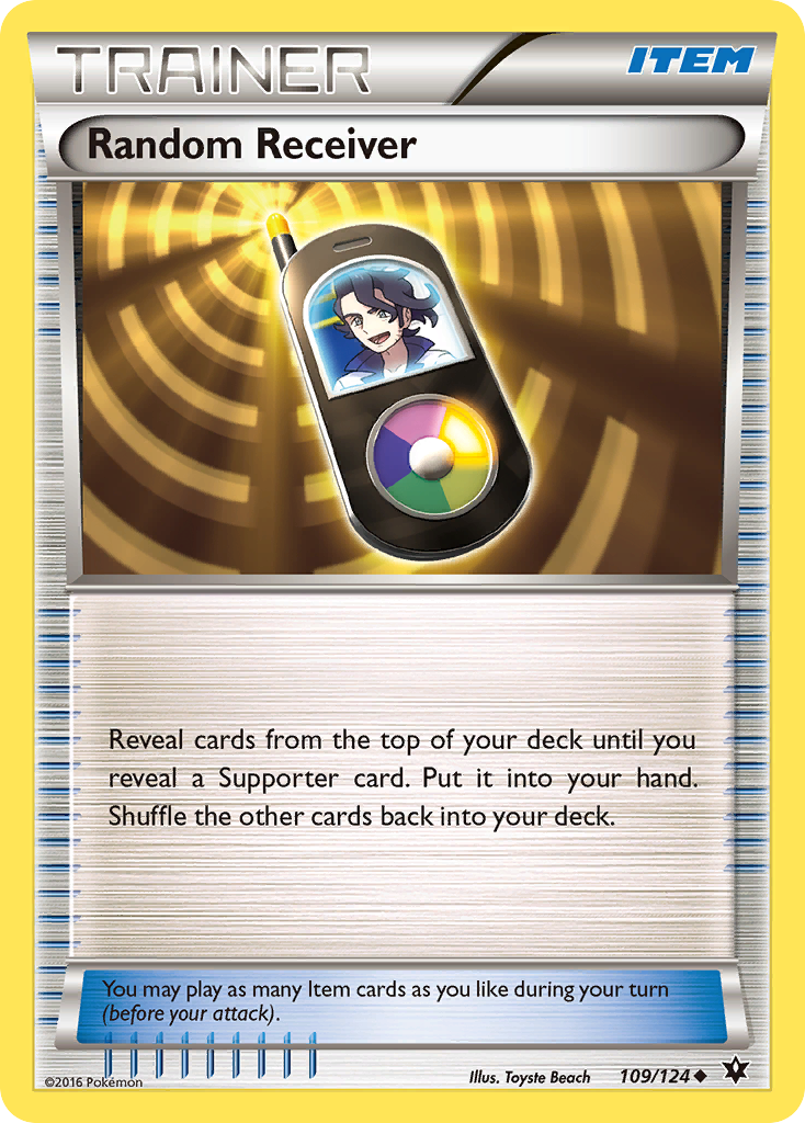 Random Receiver (109/124) [XY: Fates Collide] | Devastation Store