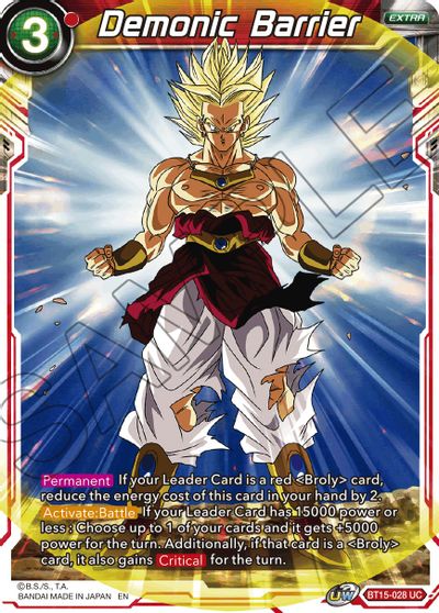 Demonic Barrier [BT15-028] | Devastation Store