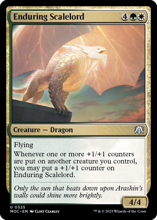 Enduring Scalelord [March of the Machine Commander] | Devastation Store