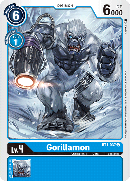 Gorillamon [BT1-037] [Release Special Booster Ver.1.0] | Devastation Store