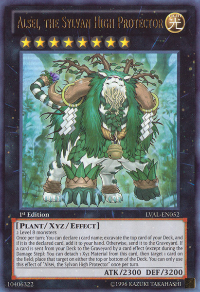 Alsei, the Sylvan High Protector [LVAL-EN052] Ultra Rare | Devastation Store