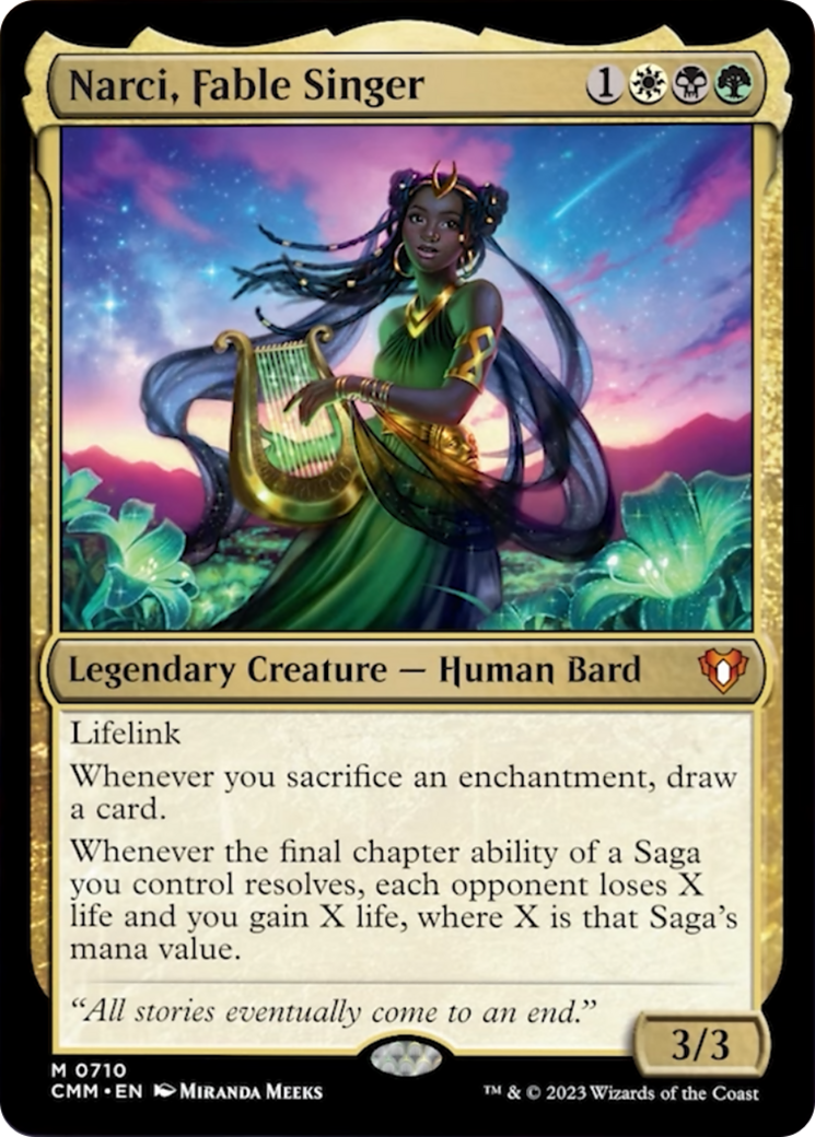 Narci, Fable Singer [Commander Masters] | Devastation Store