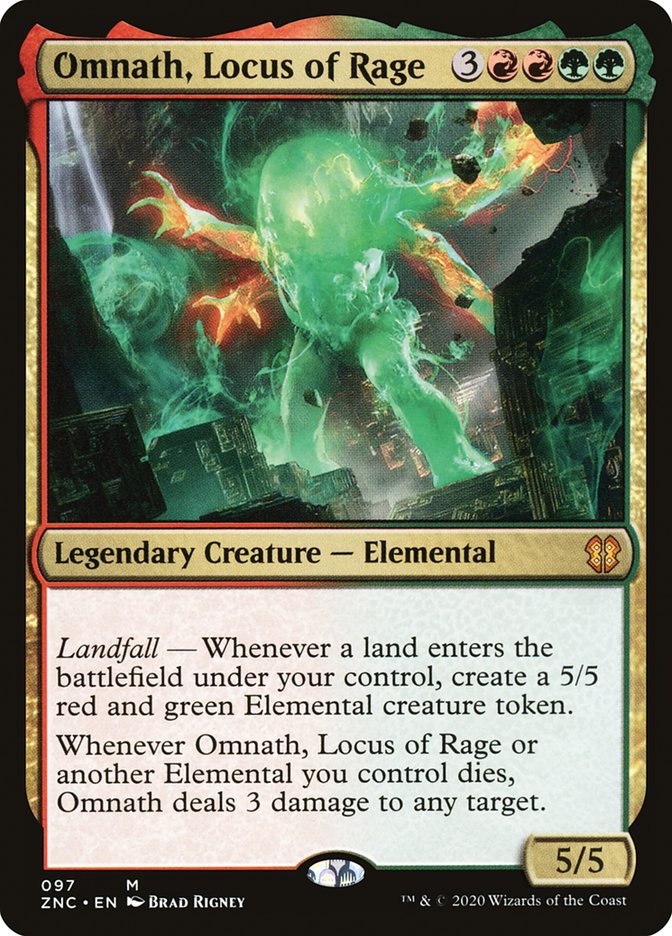 Omnath, Locus of Rage [Zendikar Rising Commander] | Devastation Store