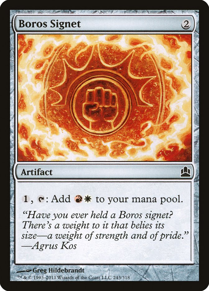 Boros Signet [Commander 2011] - Devastation Store | Devastation Store