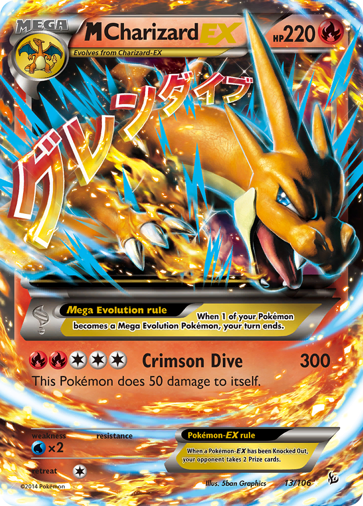 M Charizard EX (13/106) [XY: Flashfire] | Devastation Store